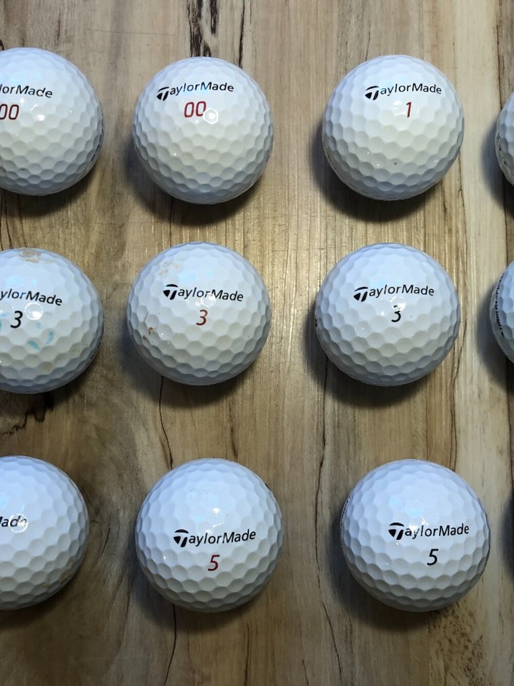 12 TaylorMade Golf Balls TP5 Tour Response Project (a) Lethal Tour Preferred X